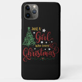 Just A Girl Who Loves Christmas Case-Mate iPhone Case (Achterkant)
