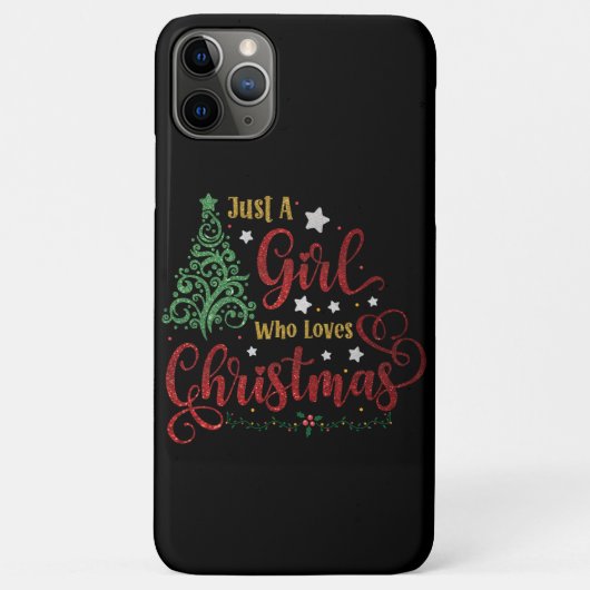 Just A Girl Who Loves Christmas Case-Mate iPhone Case (Achterkant)