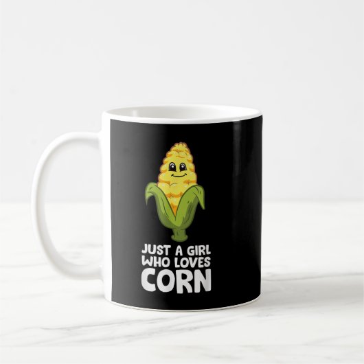 Just a Girl Who Loves Corn Koffiemok (Links)