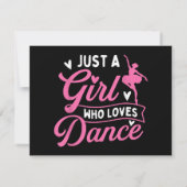 Just a Girl Who Loves Dance beroemd gemaakt door D (Achterkant)