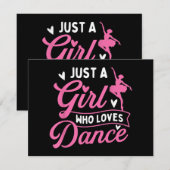 Just a Girl Who Loves Dance beroemd gemaakt door D (Voorkant / Achterkant)