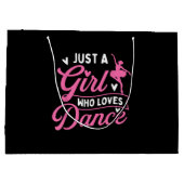 Just a Girl Who Loves Dance beroemd gemaakt door D Groot Cadeauzakje (Achterkant)