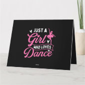 Just a Girl Who Loves Dance beroemd gemaakt door D Kaart (Achterkant)