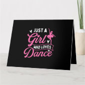 Just a Girl Who Loves Dance beroemd gemaakt door D Kaart (Voorkant)