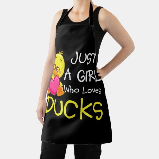Just a Girl Who Loves Ducks - Cute Duck Lover Owne Schort (Insitu)