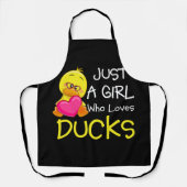 Just a Girl Who Loves Ducks - Cute Duck Lover Owne Schort (Voorkant)