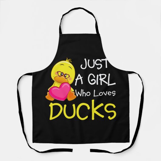 Just a Girl Who Loves Ducks - Cute Duck Lover Owne Schort (Voorkant)