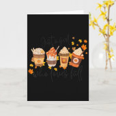 Just A Girl Who Loves Fall Pumpkin Football Cozy A Kaart (Gele Bloem)