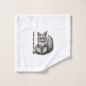 Just a girl who loves foxes bad handdoek (Wasdoekje)