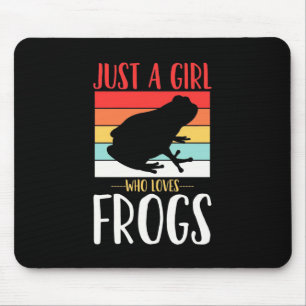Just A Girl Who Loves Frog Muismat