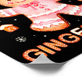 Just A Girl Who Loves Gingerbread Man Funny Christ Poster (Hoek)