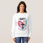 Just a Girl Who Loves Gospel Music(Heart) Shirt (Voorkant volledig)