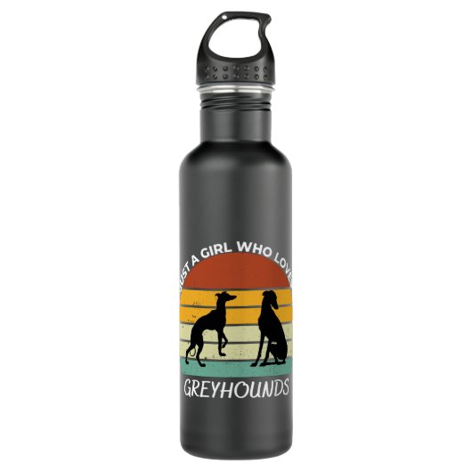 Just a girl who loves greyhounds waterfles (Voorkant)