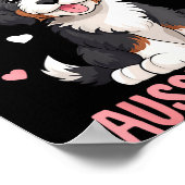 Just A Girl Who Loves Her Aussiedoodle Aussie Dood Poster (Hoek)