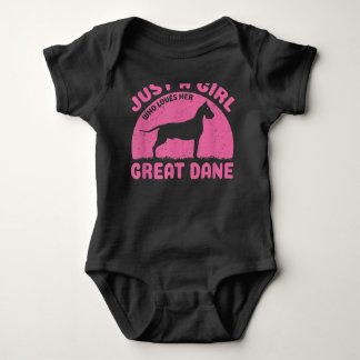 Just A Girl Who Loves Her Great Dane Dog Owner Romper