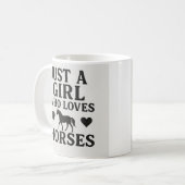 Just a Girl Who Loves Horses Mok - Schattigee Paar (Voorkant links)