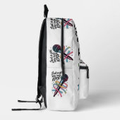 Just a girl who loves Kpop Bedrukte Rugzak (Links)