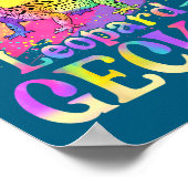 Just A Girl Who Loves Leopard Geckos  Poster (Hoek)
