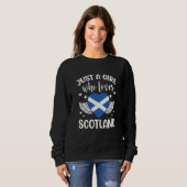 Just A Girl Who Loves Scotland Scottish Trui (Voorkant volledig)