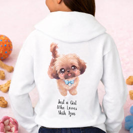 Just a Girl Who Loves Shih Tzus Dog Lover