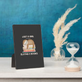 Just a girl who loves sloths and books Reader T-Sh Fotoplaat (Zijkant)