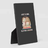 Just a girl who loves sloths and books Reader T-Sh Fotoplaat (Zijkant)