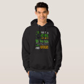 Just A Girl Who Loves St.Patrick's Day And Newfoun Hoodie (Voorkant volledig)