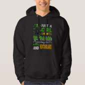 Just A Girl Who Loves St.Patrick's Day And Newfoun Hoodie (Voorkant)