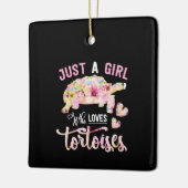 Just A Girl Who Loves Tortoise Keramisch Ornament (Links)
