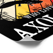 Just A Grandpa Who Loves Axolotls  Poster (Hoek)