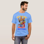 Just a guy who loves video games gaming funny game t-shirt (Voorkant volledig)