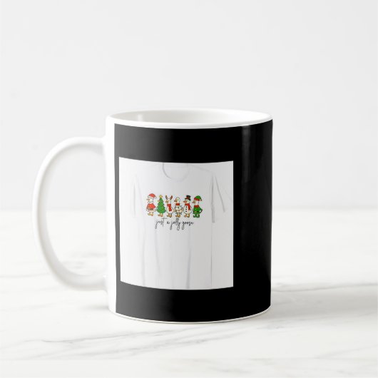 Just A Jolly Cute Goose Funny Merry Goosemas Chris Koffiemok (Links)