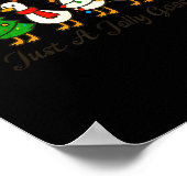 Just A Jolly Cute Goose Funny Merry Goosemas Chris Poster (Hoek)