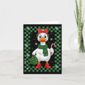 Just A Jolly Goose Christmas Silly Goose Funny Xma Kaart (Voorkant)