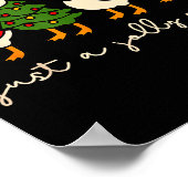 Just A Jolly Goose Christmas Silly Goose Funny Xma Poster (Hoek)
