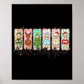 Just A Jolly Goose Funny Christmas Men Women Kids  Poster (Voorkant)