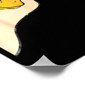 Just A Jolly Goose Funny Silly Goose Santa Christm Poster (Hoek)