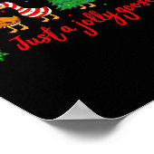 Just A Jolly Goose Merry Christmas Funny Xmas Men  Poster (Hoek)