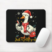 Just A Jolly Goose Nurse Christmas Funny Goose Nur Muismat (Met muis)