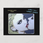 'Just a Kiss' schilderij op een Briefkaart (Voorkant)