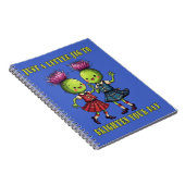 Just A Little Jig To Brighten Folded Holiday Card Notitieboek (Rechterzijde)