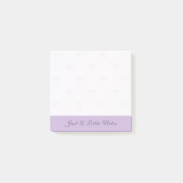 Just A Little Note Lilac Bow Watermark