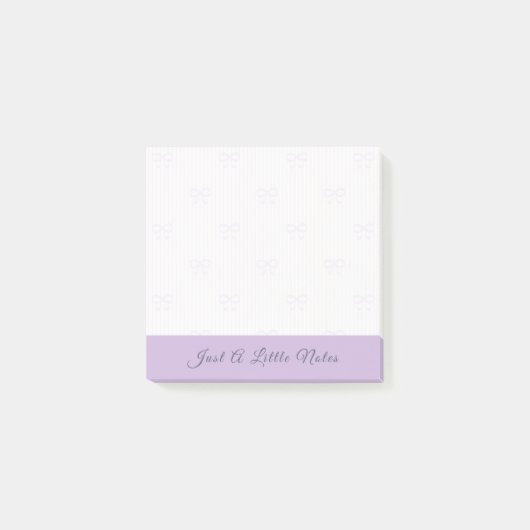 Just A Little Note Lilac Bow Watermark (Voorkant)
