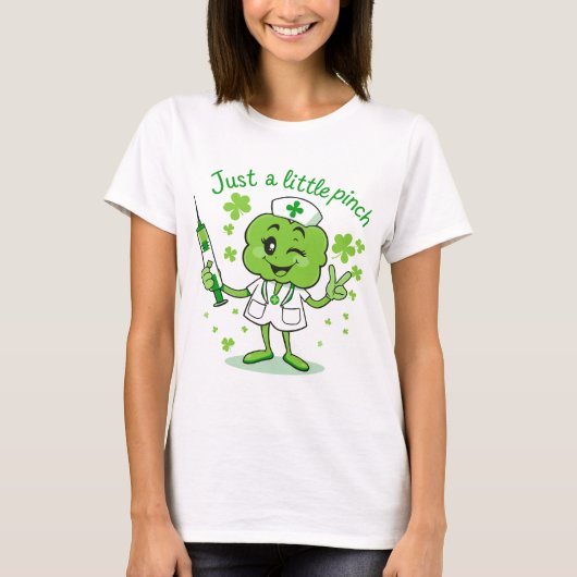 Just A Little Pinch - Grappige St. Patrick's Day-v T-shirt (Voorkant)