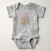 Just a Little Wildflower Baby Girl Bodysuit (Voorkant)