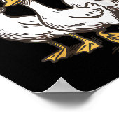 Just A Love Goose Funny Goose Happy Valentine’s Da Poster (Hoek)