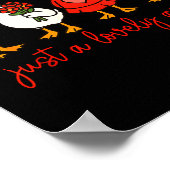 Just A Lovely Goose Cute Nk Silly Goose Valentine' Poster (Hoek)