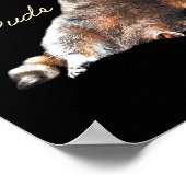 Just A Lowkey Chill Dude Cute Raccoon Funny Meme  Poster (Hoek)