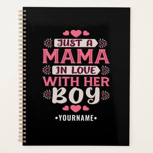 Just a Mama in Love with Her Boy Planner (Voorkant)
