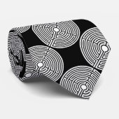 Just a Maze Circular Stropdas (Opgerold)